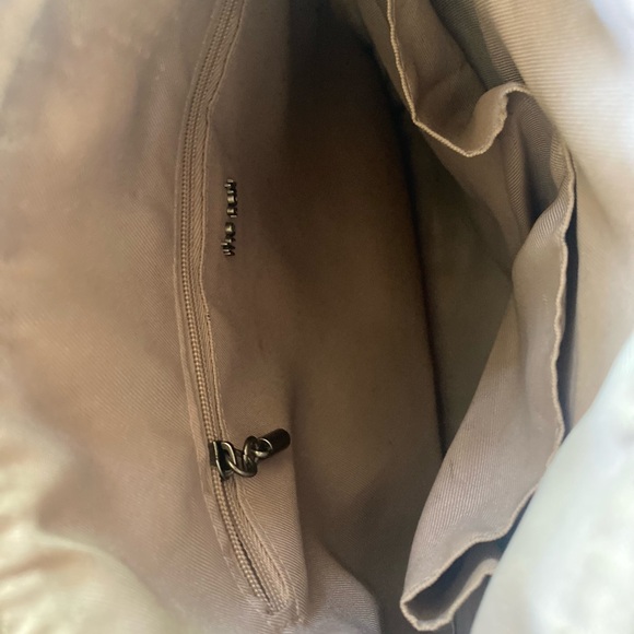 The Sak Lucia Crossbody Bag Crochet Purse, Blue & Tan - Picture 3 of 4